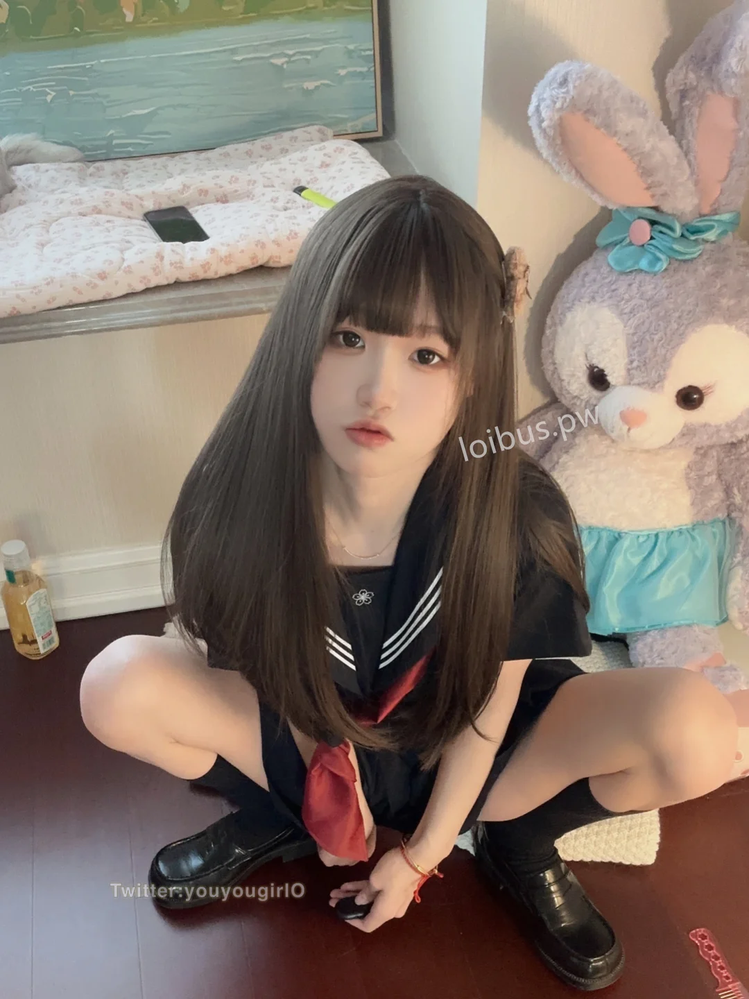 neko酱 - 少女JK [38P,3V-317MB] tg@simisebaisi 【丝足阁】003.webp